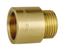 Icma prolunga 1/2"x 1 cm  ottone giallo