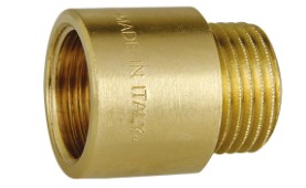 Icma prolunga 3/4" x 2 cm  ottone giallo