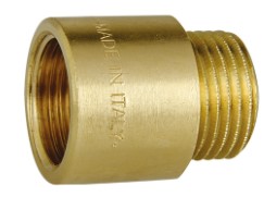 Icma prolunga 1''x 1 cm  ottone giallo
