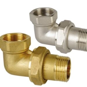 Icma raccordo curvo 3pz  m/f 1/2'' ottone giallo