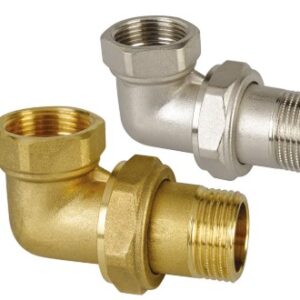 Icma raccordo curvo 3pz  m/f 1'' ottone giallo