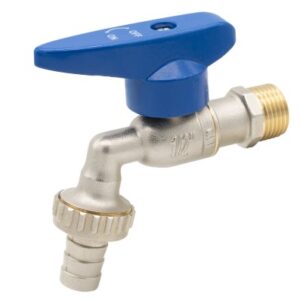 Icma rubinetto da giardino 1/2'' leva blu