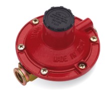 Regolatore gas 4kg 20-60 mbar f 1/4'' x f 3/8''